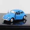 Diecast Model car Vintage Beetle Diecast Tirare indietro Modello di auto Giocattolo Decorazioni regalo per bambini Conveni Veicoli giocattolo Modello di auto Modello in scala in miniatura 230625