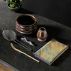 Broyeur à café Brosses Japonais Matcha Teaware Set Thé Brosse Stand Ensembles Song Dynasty Making Tools Room Leisure Gadgets 230626