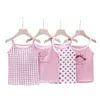 Vest mjuk behandling Bekväma andningsbara flickor Vest Middle Kids Cotton Camisole Clothing Children Crop Top 230625