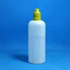 120 ml 100 st/Lot LDPE -plastdropparflaskor med barnsäkra Safe Caps Tips E Juice Bottle Match Short Nipple Vwrus