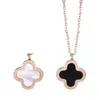 Fashional new Womens Luxury Designer Necklace Fashion Flowers Four-leaf All kinds of fashion Clover Cleef Pendant Gold Necklaces Jewelry