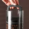 Bottiglie di stoccaggio Barattoli di vetro Contenitore ermetico Contenitore per alimenti Tè Chicchi di caffè Barattolo da cucina Motivi sigillati Candy Organizer 230625