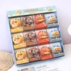 Notes 6 Pcs Wholesale Stickers Food Decompression Convenience Notes Portable Pendant Book Cute Snack Color Page Mini NoteBook 230625