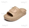 المصممين Slippers 2024 الصيف الجديد سميك وحيد النعال اللونية تزيد