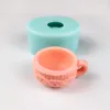 Kaarsen QT0357 PRZY 3D Cup Schimmel Siliconen Trui Koffie Zeep Mallen Fondant Handgemaakte Schimmel Klei Hars Kaars 230625