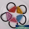 High-End Inverted Triangle Logo Letter Hair Rope Hair Accessories Female Rada Rubber Band Headband Headdress Top
