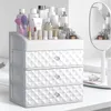 Supports De Stockage Racks Cosmétique Cas Étanche Maquillage Organisateur Boîte À Bijoux Femme Beauté Soins De La Peau Tiroir Maison Durable 230625