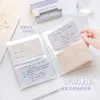 Notes Index Card Book Simple High Value Memory Card Book Portable Small Storage 5 Inch Transparent Insert Student Study Note Pad 230625