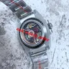 EW Factory Luxury Mens Modified Watches 40mm 116610 114060 Carbon Firber Bezel Skeleton Dial 904L Rostfritt stål 3130 Automatisk rörelse Sport armbandsur