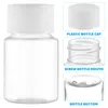 Storage Bottles 10Pcs 30ml Clear Squeeze Empty Tablet Dispenser For