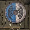 Novelty Items 38cm Eivor Valhalla Raven War Pattern Viking Shield Hanging Wooden Hanging Shield Ornaments Battle Wall Shield Viking Vinta C3E2 230625