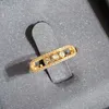 кольца для женщин дизайнерские бриллианты Позолота 18 карат размер 6 7 8 высочайшего качества брендовый дизайнер Никогда не выцветает подарок на годовщину в коробке 002