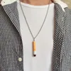 Chains Hip Hop Cigarette Necklace Set Men Women Humor Creative Fun Chain Fashion Classic Clothes Accessories Couple Gift Jewelry