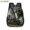 Sacs Steam Locomotive / Train Print Backpack Enfants Sacs d'école Boys Filles Sac maternelle pour enfants