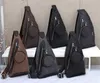 Borsa a triangolo Borsa a tracolla di design Tasche laterali con cerniera Borsa a tracolla Marsupi Portafoglio circolare Ciondolo a più colori Marsupi di lusso