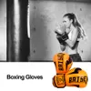 スポーツグローブPUボクシングトレーニンググローブウェアラブルキックボクシング保護手袋スポーツ用品のためのステッカーを形成する耐久性のある耐久性230625