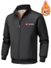 Vestes pour hommes Casual Fleece Warm Zip Up Jacket