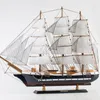 Modelluppsättning monterad 80 cm stor trä segelbåt Modell Craft Toys Sailing Boat 3D Ship Medelhavets heminredning Slanggåva till vän 230625