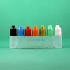 8 ml 100 pcs/lot高品質ldpe pe child proof安全なプラスチックドロッパーボトル長い乳首Mibrsでボトルを絞る