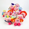 أرقام عمل لعبة الرسوم المتحركة Kirby Strap محشو دمية الأطفال 12 علامة على لعبة Zodiac School Bag Bendant لعبة أفخم جميلة