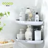 Étagères de salle de bain ECOCO Étagère d'angle triangulaire Étagère de rangement murale Lotions Organisateur de cuisine pour accessoires 230625