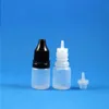 100 Sets 5ml Plastic Dropper Bottles Tamper Evidence Cap Long Thin Needle Tip Nozzle For e Liquid Drop Vapor e-Liquide 5 ml Vfvpl