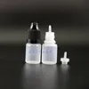 5 ml Tropfflasche 100 Stück/Lot Tropfflaschen aus LDPE-Kunststoff mit kindersicheren sicheren Verschlüssen und Spitzen, langem Nippel Dccen