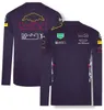 Camisas de corrida F1 primavera e outono ao ar livre camisa de mangas compridas o mesmo estilo personalizado