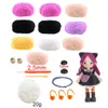 Other Arts and Crafts Pretty Gril Crochet Kit Needlework Doll DIY Knitting amigurumi Crocheting Craft kits handmake With Yarn Accessories Pattern 230625