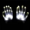Rękawiczki LED 1PAIR LED LID LIGE ROK RĘCZNE RĘKOWE HALLOWENEJ CODY COSTUME DEK DOKONAD LED ROWRE Halloween Hand Decor Decor Festival Akcesorium 230625