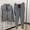 Designer masculino feminino tech velo conjunto moletom masculino calças de jogging de luxo grosso moletom jaqueta