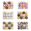 Storage Bottles Jars 12pcs Mini Elegant Flower Tin Box DIY Candle Jar Balm Round Empty Case Portable Lipstick Spices 230625