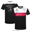 2022-2023 F1 Romeo Team T-shirt Formuła 1 Suit wyścigowy Karit Racing T-shirt Krótkie rękawki Summer Men's Sport Szybki suchy koszulka Plus Size