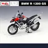 Diecast Model Car Maisto 1 12 R1200 GS Silvardo Alloy Racing Motorcycle Model Diecast Simulation Street Sports Motorcycle Model Kids Toys Gift 230626