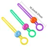 Bag Clips 10sts Återanvändbar tätare Elastisk Hangable Multi Purpose Storage Clip Random Color Mix Kitchen Tools For Food PALLS CABLE 230626