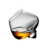 Kubki Nieregularny whisky Wine Kieliszek obrotowy wysokie brzuch piwo Brandy koktajl Picie kubek kubek w dół bar 230626