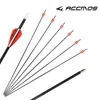 Bow Arrow 12pcs New Pure Carbon Arrow ID 4.2mm Spine 250-1800 Archery Recurve Bow Hunting ShootingHKD230626