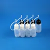 100 Pcs 10 ML High Quality LDPE Plastic dropper bottle With Metal Needle Tip Cap for e-cig Vapor Squeezable bottles laboratorial Ibtfc