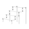 1-3 Tier Acrylic Display Stand Transparent Display Riser Rack Clear Cupcake Parfym Doll Display Stand Ransparent Ladder Shelf