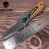 Camping Hunting Couteaux 150 mm 5cr15mov Blade Couteaux Pliant Couteau avec carabiner suspendu randonnée de boucle en plein air