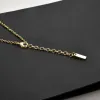 Designer Letter Necklace Pendant For Men Womens Gold Chain Necklaces Luxury Fashion Women Jewelry Mens Unisex Chin Necklaces