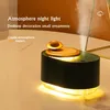 Andere huizentuin 300 ml Roterende planeet luchtbevochtiger USB draadloze aromatherapie Machine Creative Small Night Light Home Ultrasone verstuiver 230625