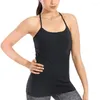 Active Shirts Summer Sexy Yoga TankTop With Built In Bra Women Vest Female Tights Camisole Fitness Clothing Tank Tops