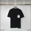 Roupas masculinas Manga curta Tees Polos T-shirts masculinas Verão algodão de qualidade simples Casual T-shirt de cor sólida Moda masculina Top