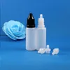 100 Pcs 18ML Plastic Dropper Bottles Tamper Proof Evidence Long-Thin Dropper Tips E CIG Liquid Liquide OIL Juice Vapor 18 mL Wctew