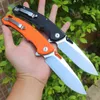 Camping Hunting Knives Folding Knife Big Empire D2 Blade G10 Handle Outdoor Camping Hunt Ficka Vandring Taktiskt kök djupt bär överlevnad Knivhkd230626