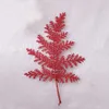 Dried Flowers 60pcs Pressed Dyed Wormwood Leaf Leaves Plants Herbarium For Jewelry Postcard Invitation Card Phone Case Bookmark DIY