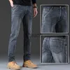 Męskie dżinsy 2023 Sule New Męskie Jeans Classic Style Advanced Stretch Business Spodnie Casual Fashion Denim Spodni Men Cloes J230626