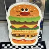 Carpets Lovely Printing Hamburger Bedside Rug Kids Bedroom Mat Soft Food Bathmat Carpet Floor Pad Aesthetic Home Room Nursery Decor