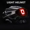 Cykelhjälmar Ny Bicyc Helmet D Light RechargeAB Intergrally-Molded Cycling Hjälm Mountain Road Bike Helmet Sport Safe Hat For Man HKD230626